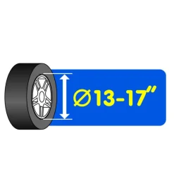 Albero per supporto cerchi e pneumatici - 15955><noscript><img width=