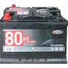 Batteria auto 80ah 12v 640a polo positivo sinistro cassetta l3> Sale
