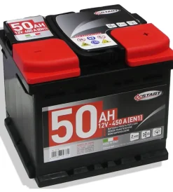 Batteria auto 50ah 12v 450a polo positivo destro casetta l1> New