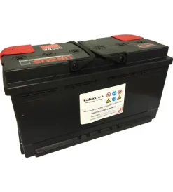 Batteria avviamento auto ursus max, 100 ah dx><noscript><img width=