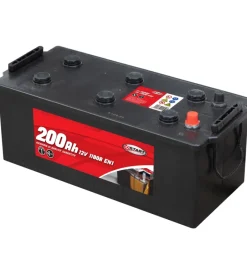 Batteria per autocarro e trattori 200ah 12v 1050a polo positivo sinistro><noscript><img width=