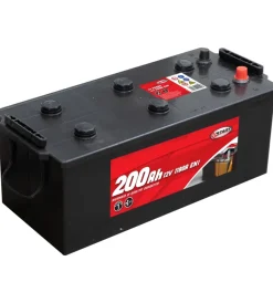 Batteria per autocarro e trattori 200ah 12v 1050a polo positivo sinistro><noscript><img width=