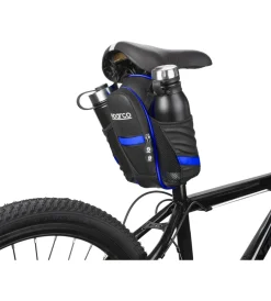 Borsa da sella per bicicletta in nylon, 26x8,8x7 cm>Sparco New