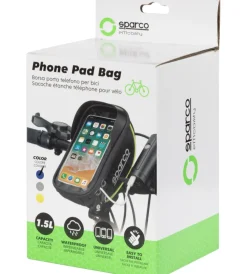 Borsa porta cellulare per bici in microfibra, 19x11x5,5 cm><noscript><img width=