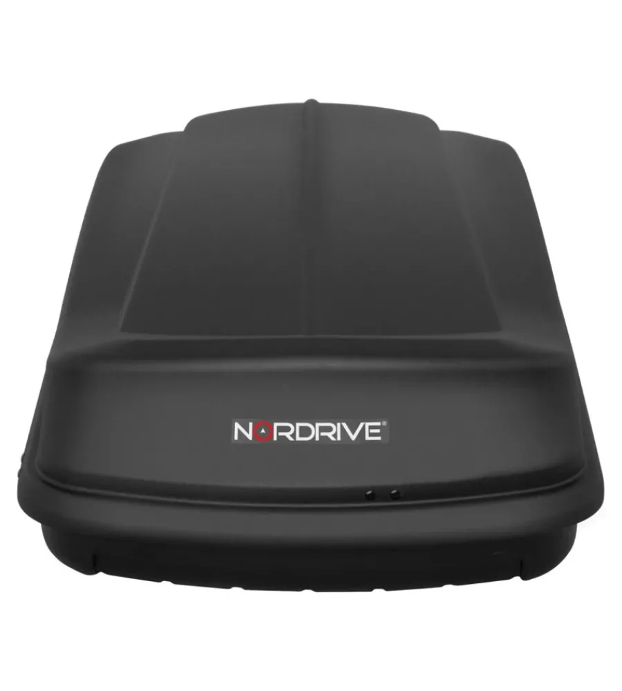 Box tetto per auto 430 litri in abs nero goffrato - n60016>Nordrive Online