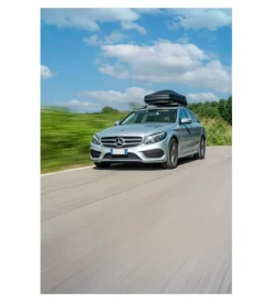 Box tetto per auto 400 litri in abs nero goffrato - n60040><noscript><img width=