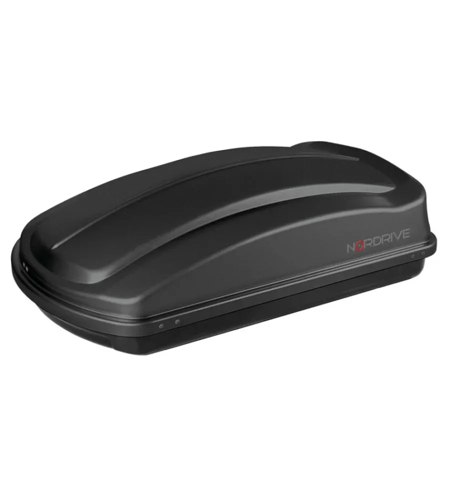 Box tetto per auto 333 litri in abs nero goffrato - n60033>Nordrive Online