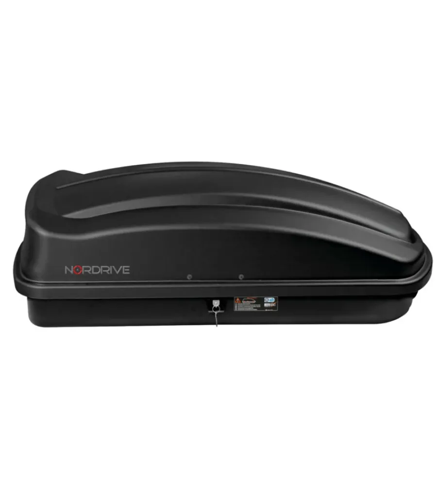Box tetto per auto 333 litri in abs nero goffrato - n60033>Nordrive Online