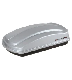 Box tetto per auto 330 litri in abs grigio goffrato - n60000>Nordrive Clearance