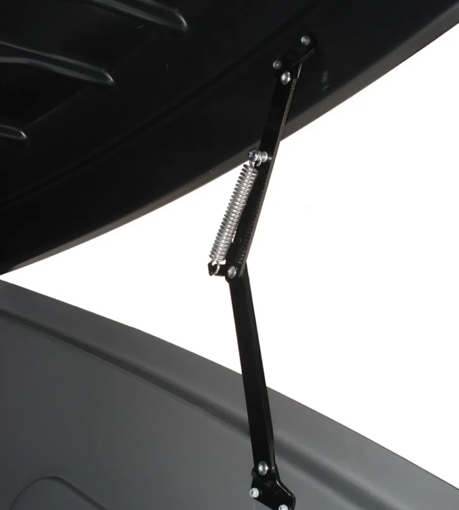 Box tetto per auto 330 litri in abs grigio goffrato - n60000>Nordrive Clearance