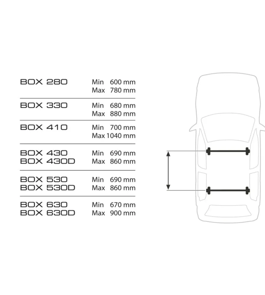 Box tetto per auto 330 litri in abs grigio goffrato - n60000>Nordrive Clearance