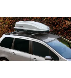 Box tetto per auto 330 litri in abs argento lucido - n60001>Nordrive Outlet