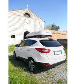 Box tetto per auto 530 litri in abs argento lucido - n60021><noscript><img width=