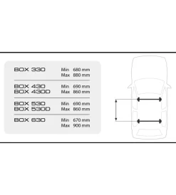 Box tetto per auto 530 litri in abs argento lucido - n60021><noscript><img width=
