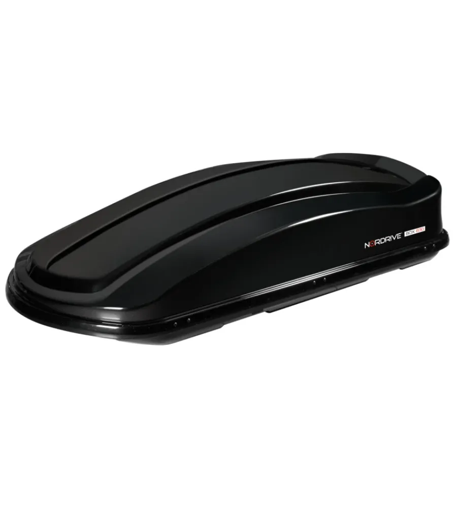 Box tetto per auto 630 litri in abs nero lucido - n60027>Nordrive