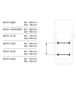 Box tetto per auto 630 litri in abs con doppia apertura argento lucido - n60028><noscript><img width=