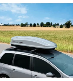 Box tetto per auto 430 litri in abs argento lucido - n60011>Nordrive Sale