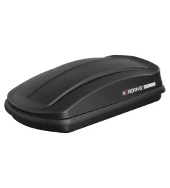 Box tetto per auto 330 litri in abs nero goffrato - n60004>Nordrive