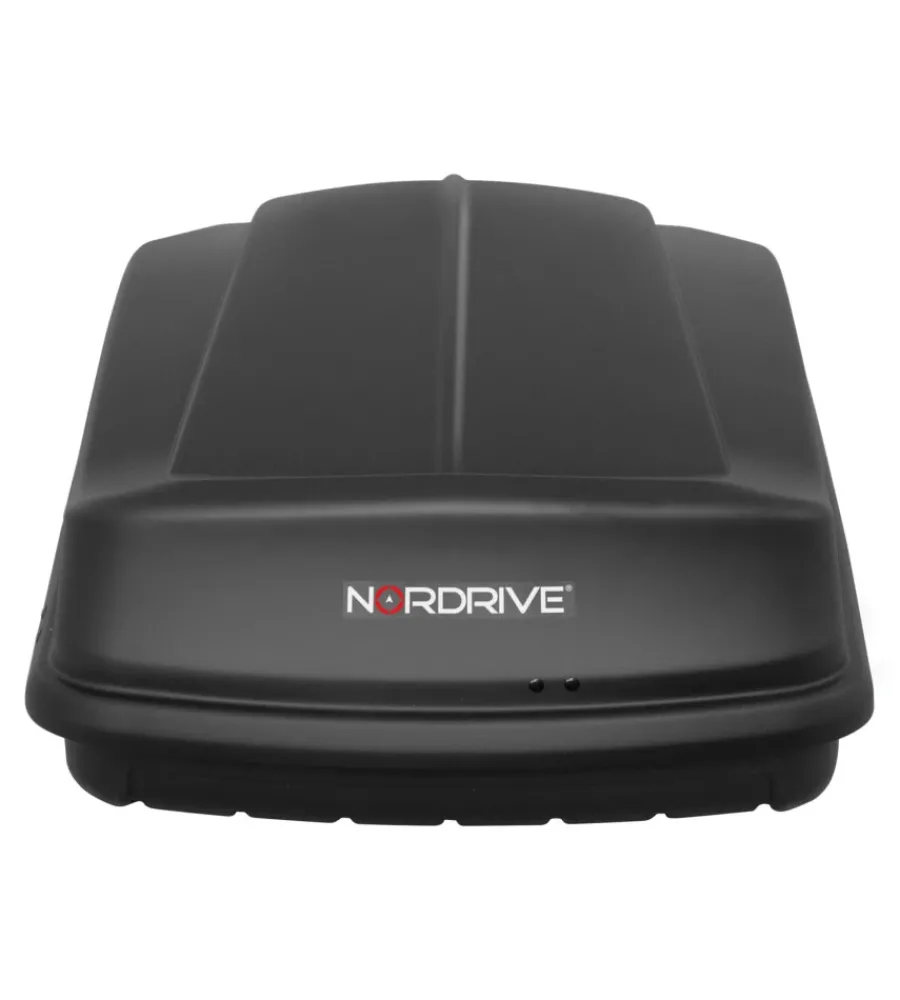 Box tetto per auto 330 litri in abs nero goffrato - n60004>Nordrive