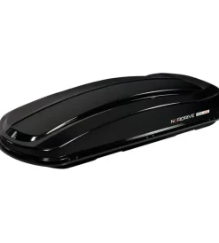 Box tetto per auto 430 litri in abs con doppia apertura nero lucido - n60015>Nordrive Clearance