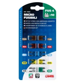 Cartellina minifusibili 10 pezzi  70085>Lampa Hot