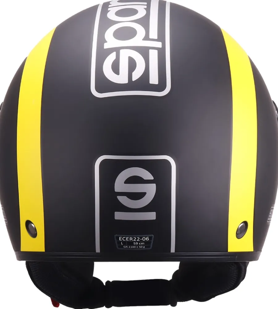 Casco moto sp601 nero/giallo tg.s>Sparco