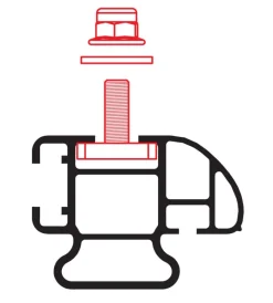 Connettori a “t” per barre kargo-plus  n99954>Nordrive New