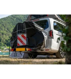 Copertura per portabici su gancio traino 190x50x130 cm - n60058>Nordrive Discount