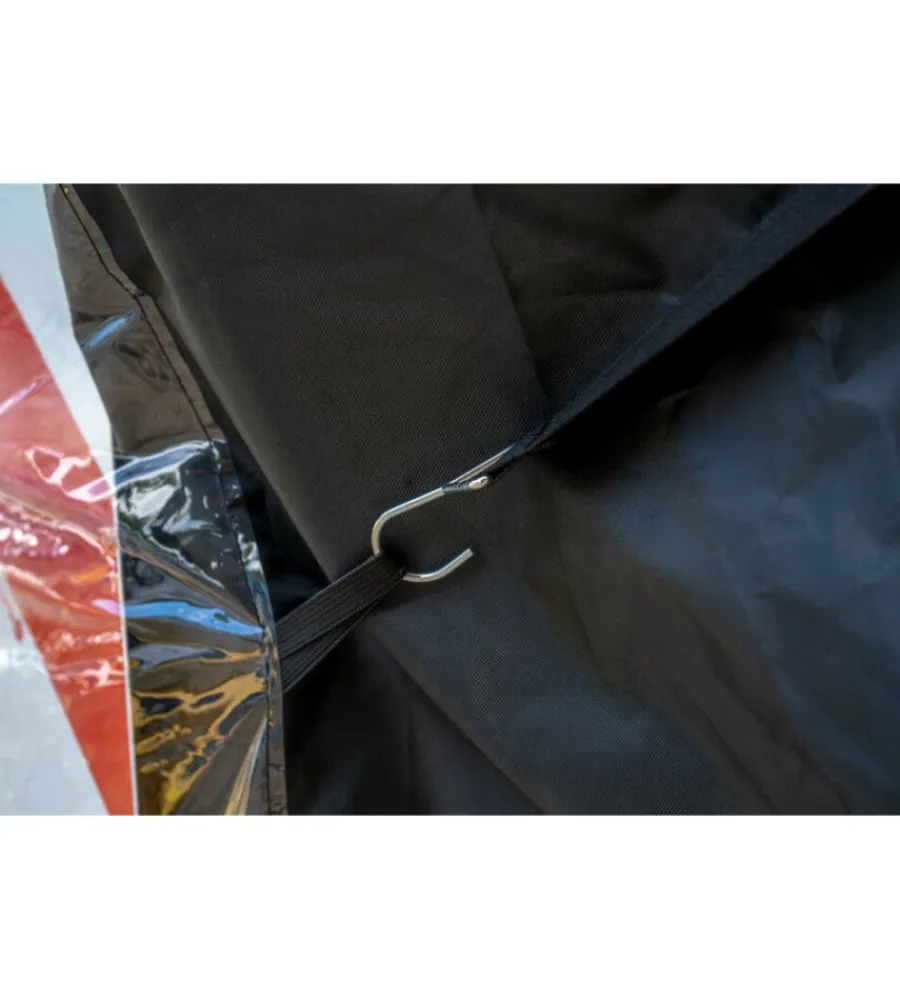Copertura per portabici su gancio traino 190x50x130 cm - n60058>Nordrive Discount