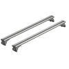 Coppia barre portatutto in alluminio silenzio in-rail - l - 127 cm  n15106>Nordrive Online