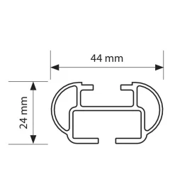 Coppia barre portatutto kuma in alluminio - xl - 137 cm  n15006>Nordrive Hot