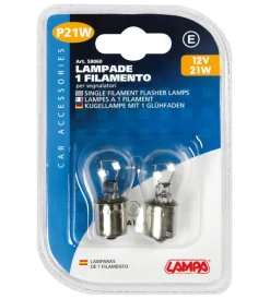 Coppia de 1 filamento 21w ba15s  58060>Lampa Hot