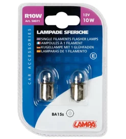 Coppia de sfera 12v 10w ba15s  58071>Lampa New