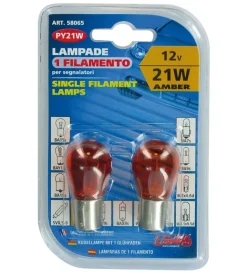 Coppia de 12v 15s 21w arancio  58065><noscript><img width=