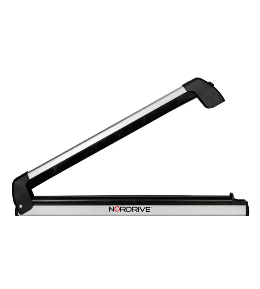 Coppia portasci "nordic-king evo aluminium nk-60" argento - n40011>Nordrive