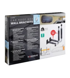 Coppia supporti da parete per box tetto tipo 1, laterale  n60050 ->Nordrive New