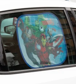 Coppia tendine auto laterali "avengers" 44x35 cm> Online