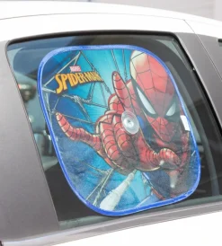 Coppia tendine auto laterali "spiderman" 44x35 cm> Clearance