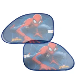 Coppia tendine auto laterali trapezio "spiderman" 65x38 cm>