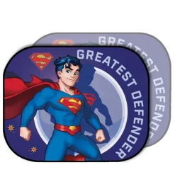Coppia tendine auto laterali "superman" 44x35 cm> Discount