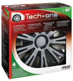 Copricerchi per auto "avera" silver & black - ø 13" pilot 31615>Lampa