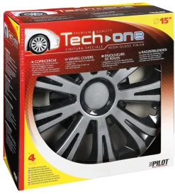 Copricerchi per auto "avera" silver & black - ø 15" pilot 31617>Lampa Clearance