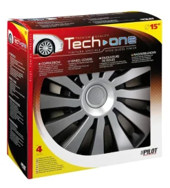 Copricerchi per auto "sepang" silver & black - ø 15" pilot  31657>Lampa Discount