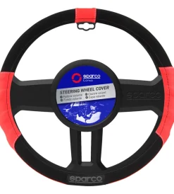 Coprivolante auto universale rosso/nero antiscivolo - spc1108>Sparco