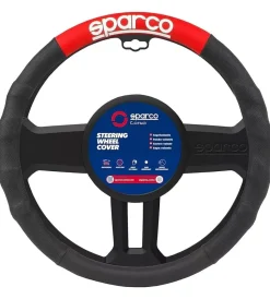Coprivolante universale per auto nero e rosso>Sparco Discount