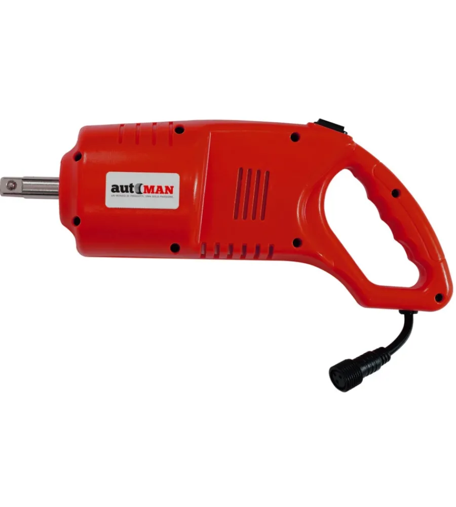 Cric elettrico di emergenza con chiave ad impulsi per cambio gomme, portata 2 tonnellate- automan> Discount