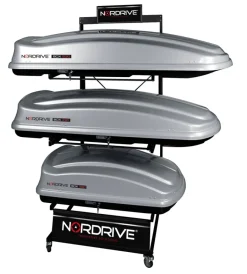 Espositore con ruote per 3 box tetto  n60030>Nordrive Clearance