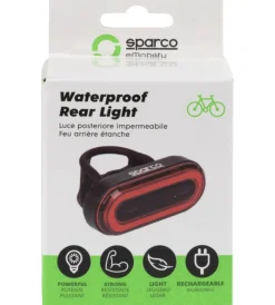 Fanalino posteriore per bicicletta in alluminio e silicone, 3 modalita' di illuminazione>Sparco Clearance