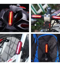 Fanalino posteriore per bicicletta , 7,2x2,1x2,2 cm><noscript><img width=