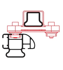 Kargo rack system - set 2 adattatori per barra  n99968><noscript><img width=